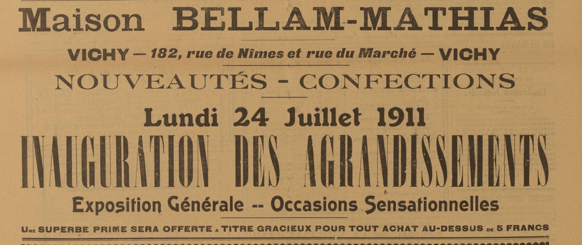 Avenir de Vichy 1911 07 23