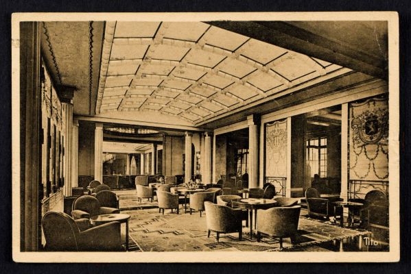 Hall de l'Hôtel Albert Ier, vers 1936