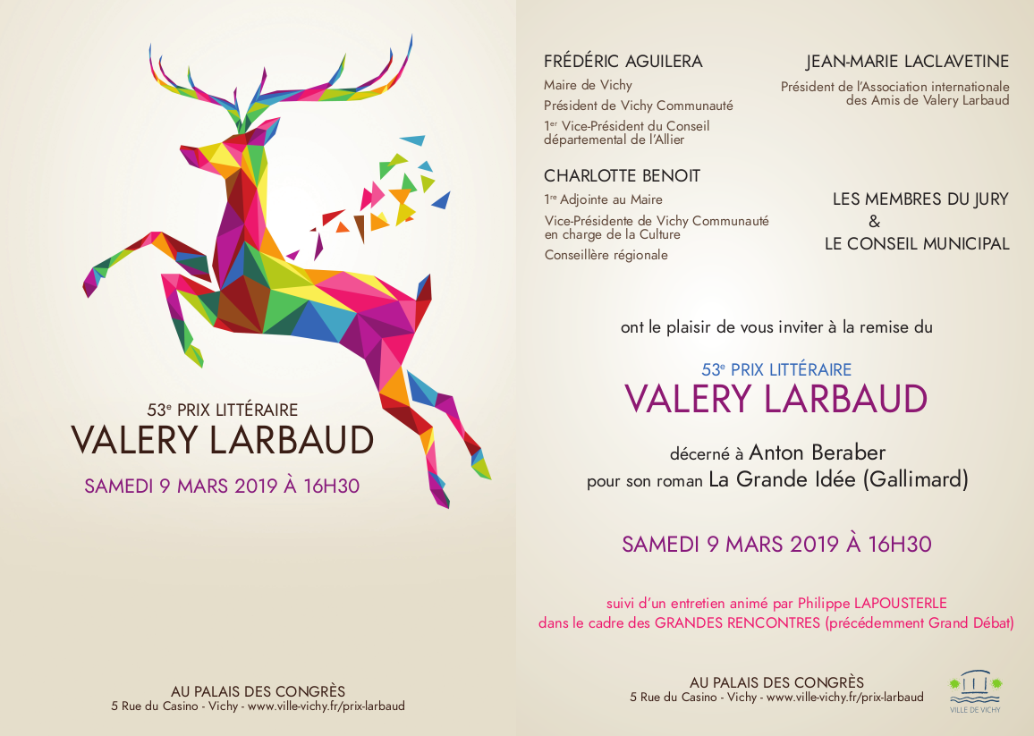 carton invitation larbaud