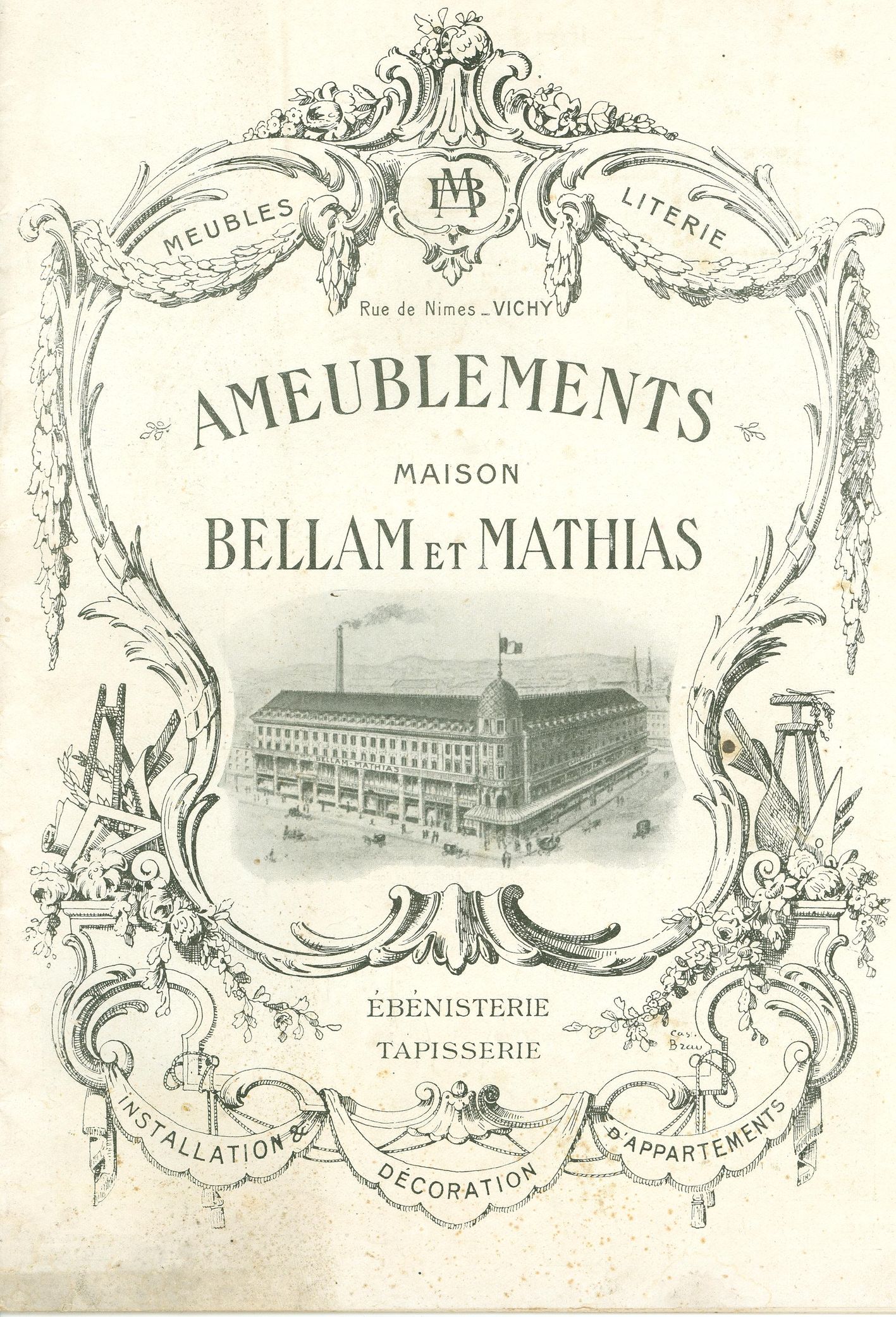 37 1914ca Catalogue Bellam Mathias ameublement Laval