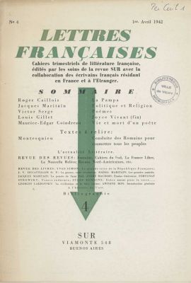 Revue Lettres française