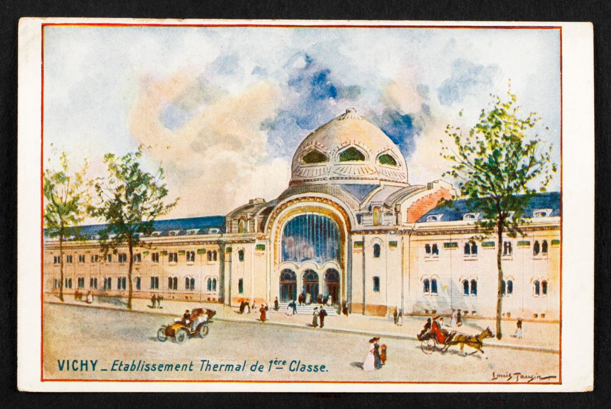 Carte postale illustrée par Louis Tauzin, vers 1910 (coll. Jacques Cousseau)