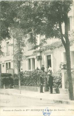 Villas Espérance et Coligny. Carte postale, vers 1914