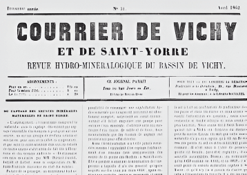 courrier de Vichy et de Saint Yorre presse journal