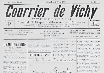 courrier de Vichy presse journal