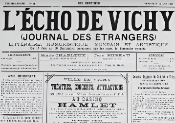 l echo de vichy presse journal