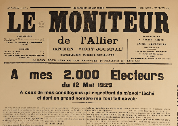 le moniteur de l allier journal presse