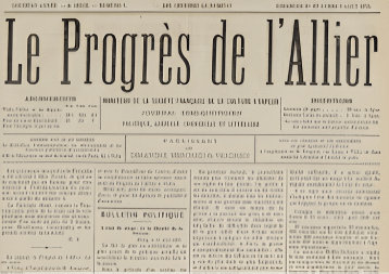 le progres de l allier presse journal