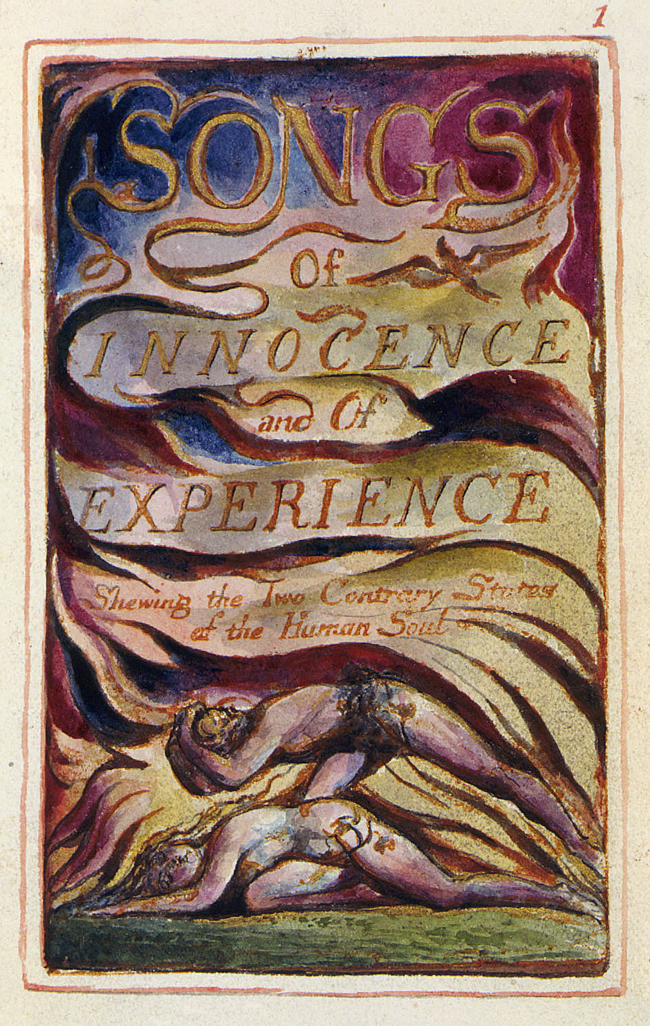 Songs of Innocence and of Experience copy Z 1826 Library of Congress object 01 Frontispiece to Songs of Innocence